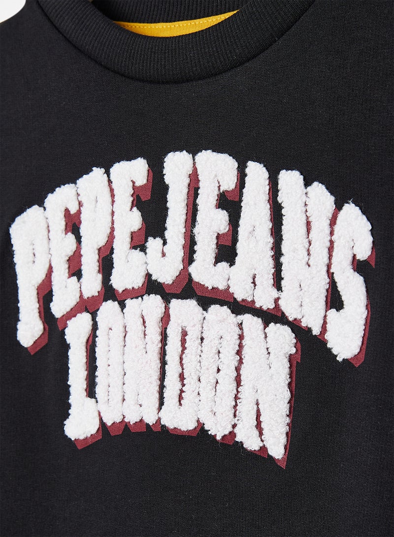Pepe Jeans LONDON - Kids Infinity Sweatshirt Black - Image 1