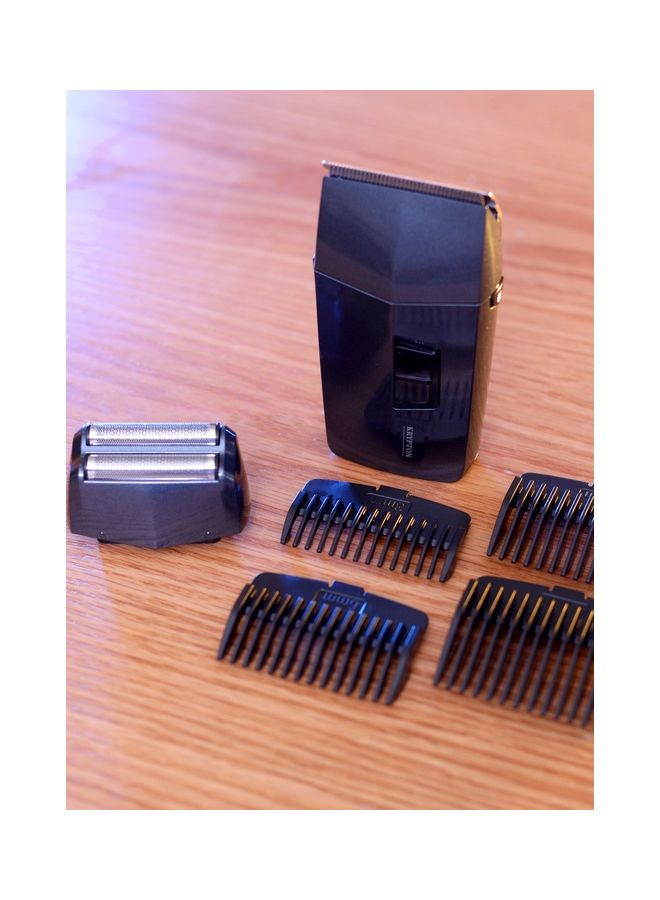 KRYPTON - Professional 2 in 1 Electric Razor Black - Image 1