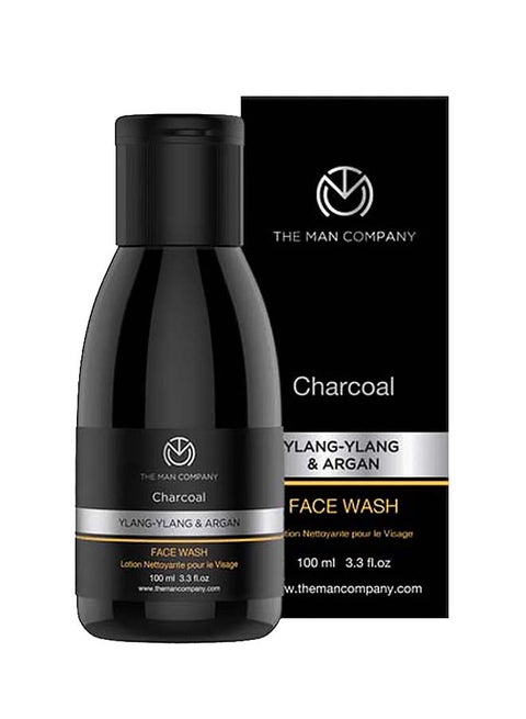 Charcoal Face Wash With Ylang-Ylang & Argan 100ml