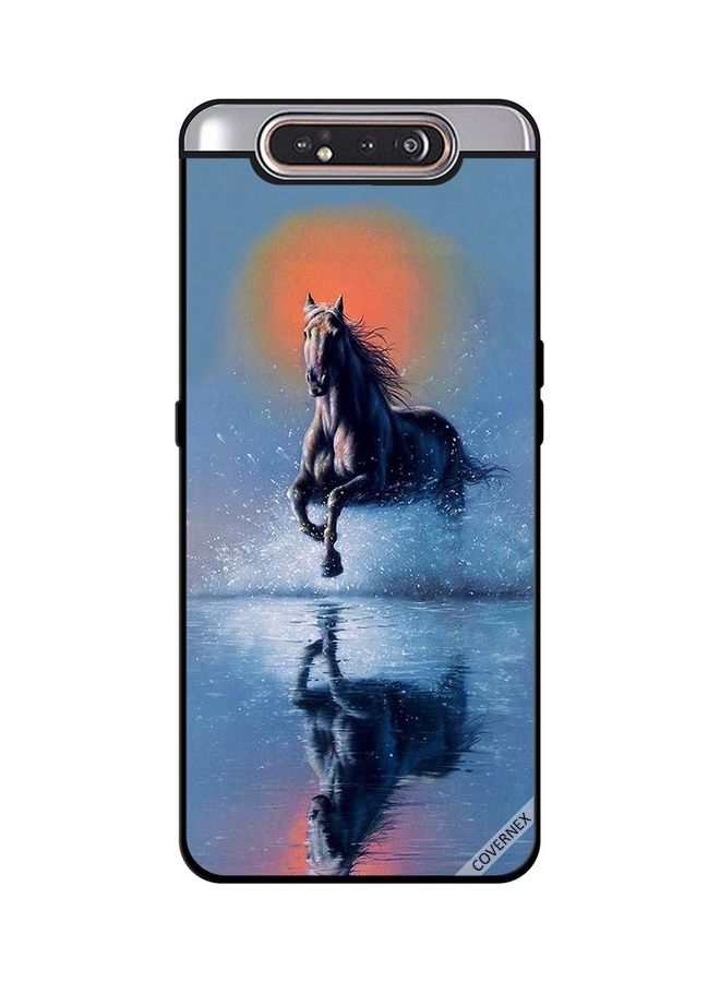 Covernex Protective Case Cover For Samsung Galaxy A80 Horse Running In Water Art - Image 1