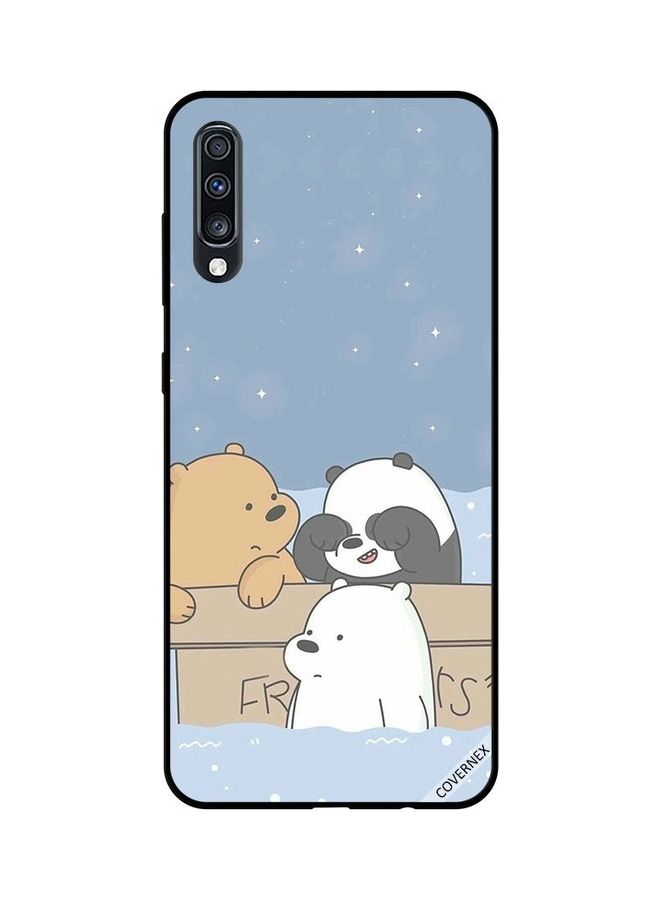 Covernex Protective Case Cover for Samsung Galaxy A70 Bear Friends Multicolour - Image 1