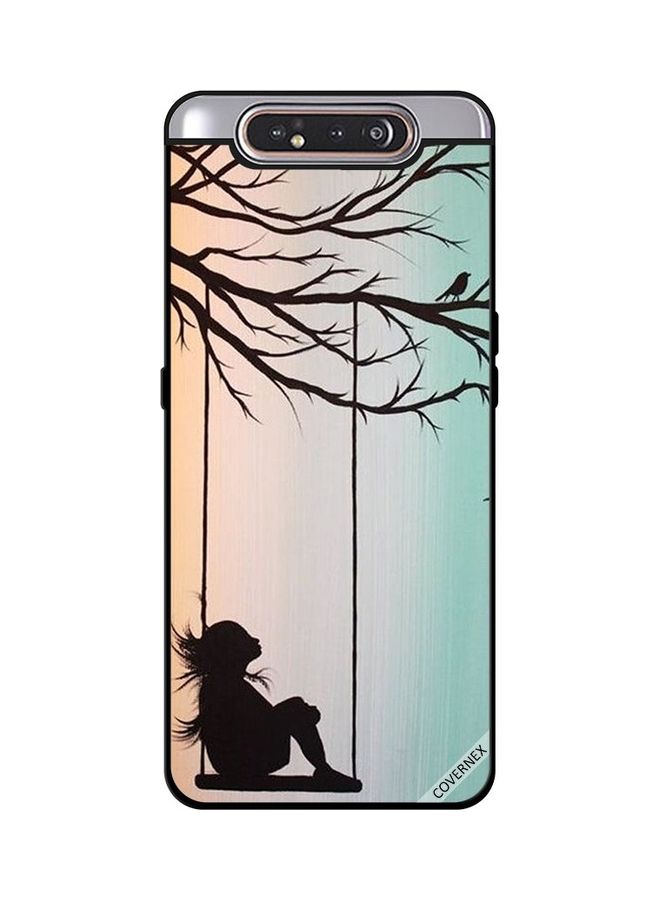 Covernex Protective Case Cover For Samsung Galaxy A80 Sad Little Girl Art Paint - Image 1