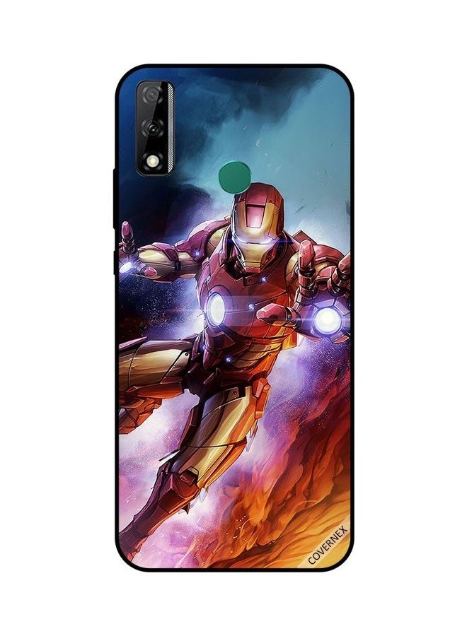 كوفرنيكس غطاء حماية واق لهاتف هواوي Y9 2019 طبعة شخصية "Iron Man" - Image 1