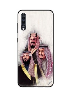 غطاء حماية لهاتف سامسونج جالاكسي A70 بتصميم صوةر محمد بن سلمان بن عبد العزيز آل سعود متعدد الألوان