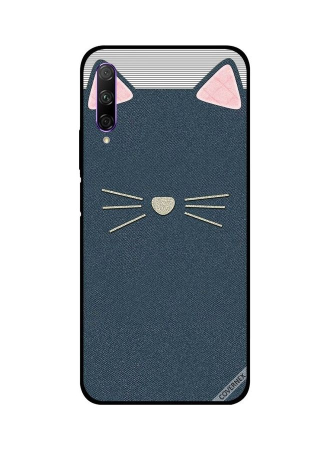 كوفرنيكس غطاء حماية واقي لهاتف هواوي Y9s نمط جلد قطة - Image 1