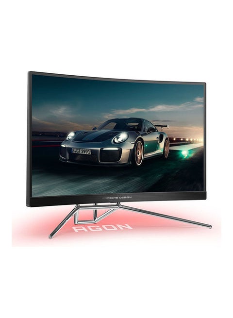 27-inch VA Curved 240 Hz Gaming Monitor QHD 2k, 2560x1440, 0.5MS, HDMI 2.0 x 2, DisplayPort 1.2 x 1  USB 3.2(Gen1) x2 |AdaptiveSync Freesync premium pro |Vesa Certified DisplayHDR 400  | Stereo Speaker 5W X 2 DTS |Height Adjustable, Black-Silver