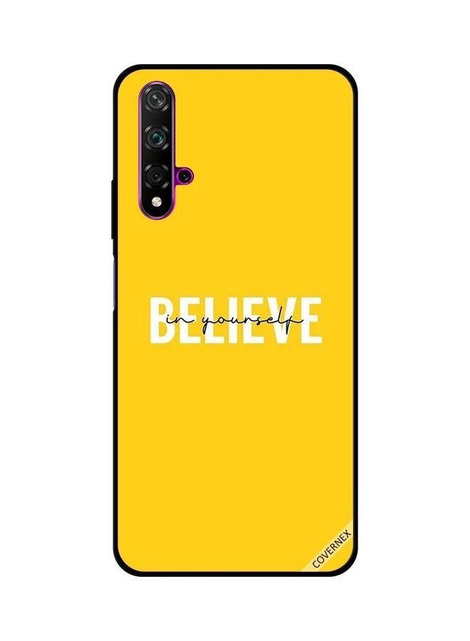 Covernex - Protective Case Cover For Huawei Nova 5T Yellow - Image 1
