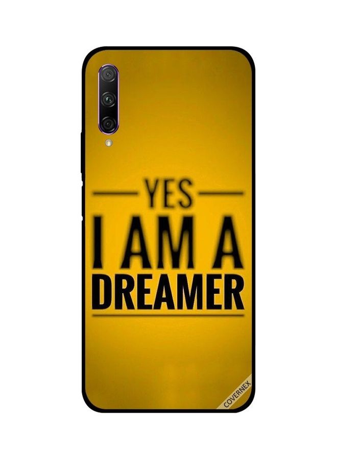 كوفرنيكس غطاء حماية واقي لهاتف هواوي Y9s تصميم عبارة Yes I Am A Dreamer - Image 1