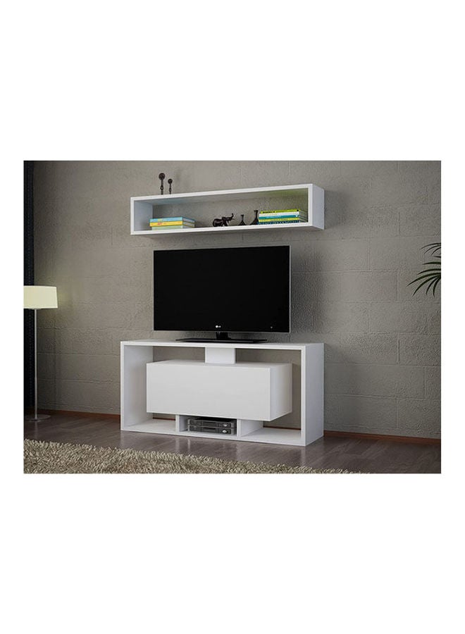 هوم لاند Modern Tv Table White  - Image 2