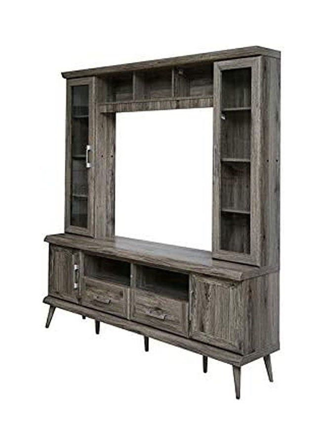 حول الإمارات طاولة تلفزيون عصرية بني - Image 2