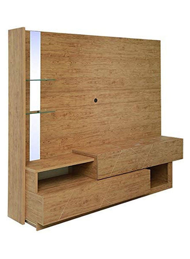 حول الإمارات طاولة تلفزيون عصرية بني - Image 3