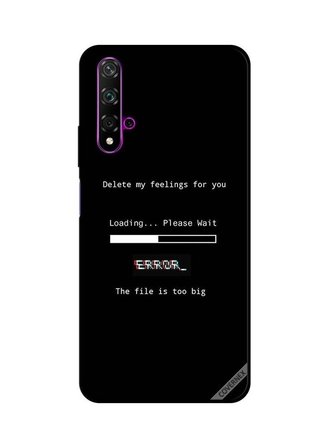 كوفرنيكس غطاء حماية واق لهاتف هواوي نوفا 5T لون أسود. - Image 1