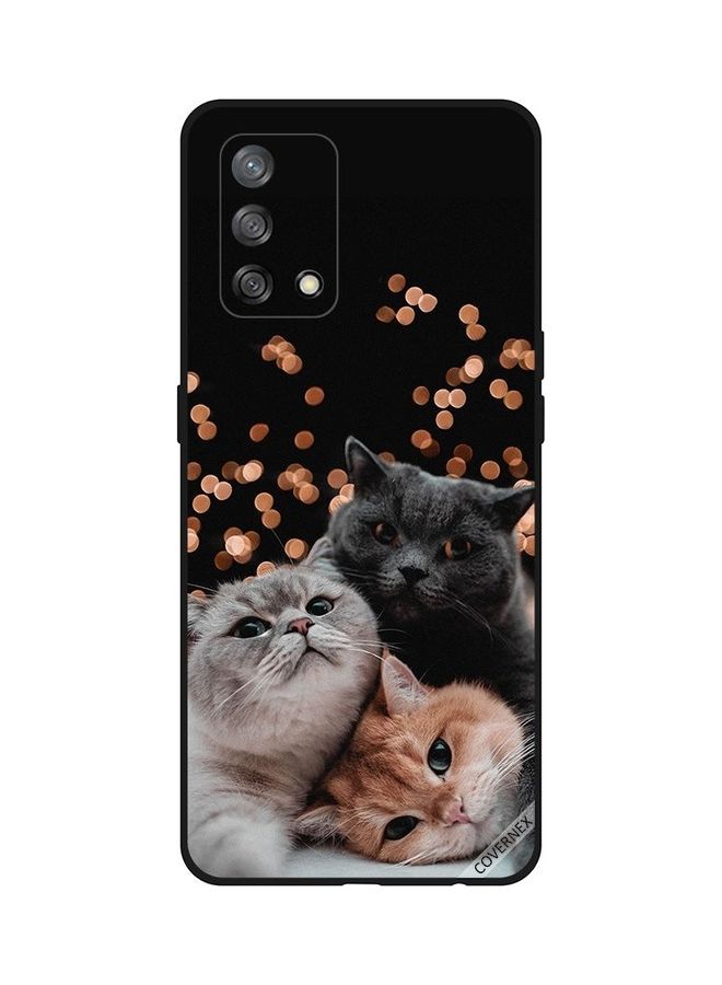 Covernex Protective Case Cover For Oppo F19/A74/A94 Black/Silver - Image 1