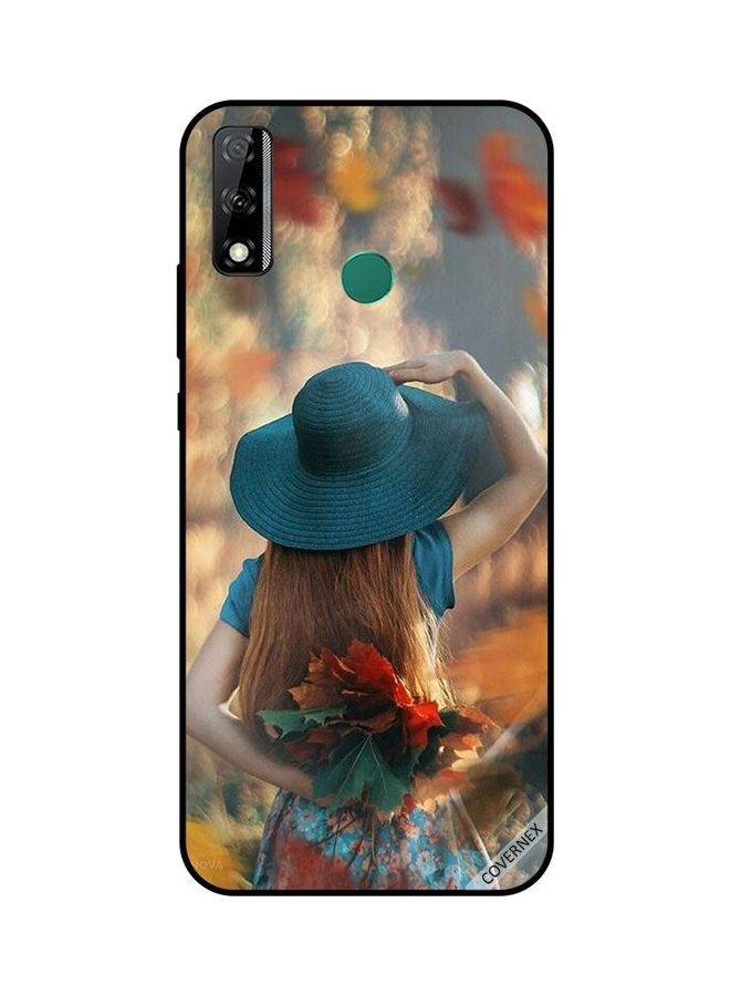 Covernex Protective Case Cover For Huawei Y9 2019 Hat Girl Hiding Love Leaves - Image 1