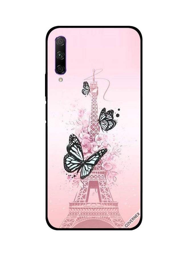 Covernex Protective Case Cover For Huawei Y9S Black Butterflies On Eiffel Tower - Image 1