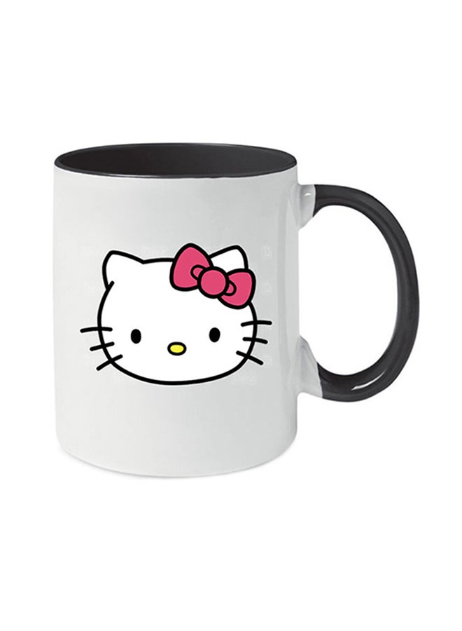 إم إي سي قدح قهوة - هالو كيتي أسود/ أبيض 350ملليلتر
