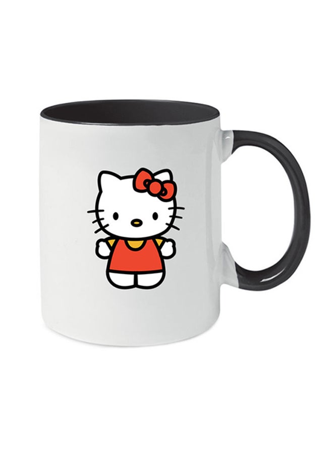 إم إي سي قدح قهوة - هالو كيتي أحمر داكن/ أبيض