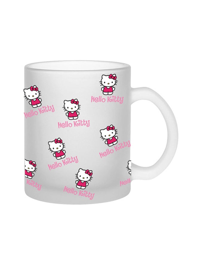 MEC Multiple Hello Kittys All Over The Printed Coffee Mug White 350ml 