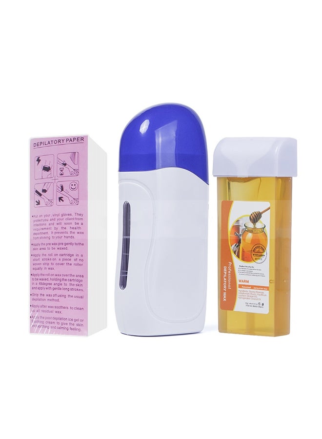 Wax Heater+ Wax Cartridge + Depilatory Paper Epilator Set - Image 3
