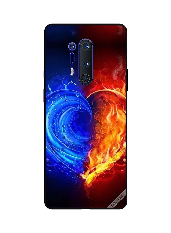 Covernex Protective Case Cover For OnePlus 8 Pro Fire and Water Heart - Image 1
