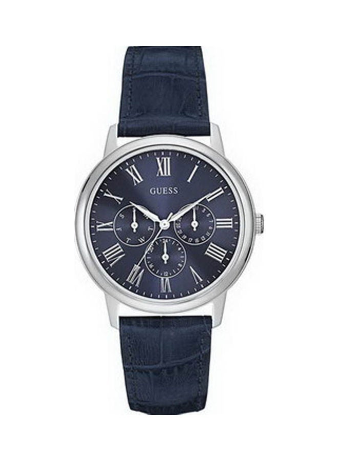 جس Men's Leather Analog Watch 0496G3  - Image 1