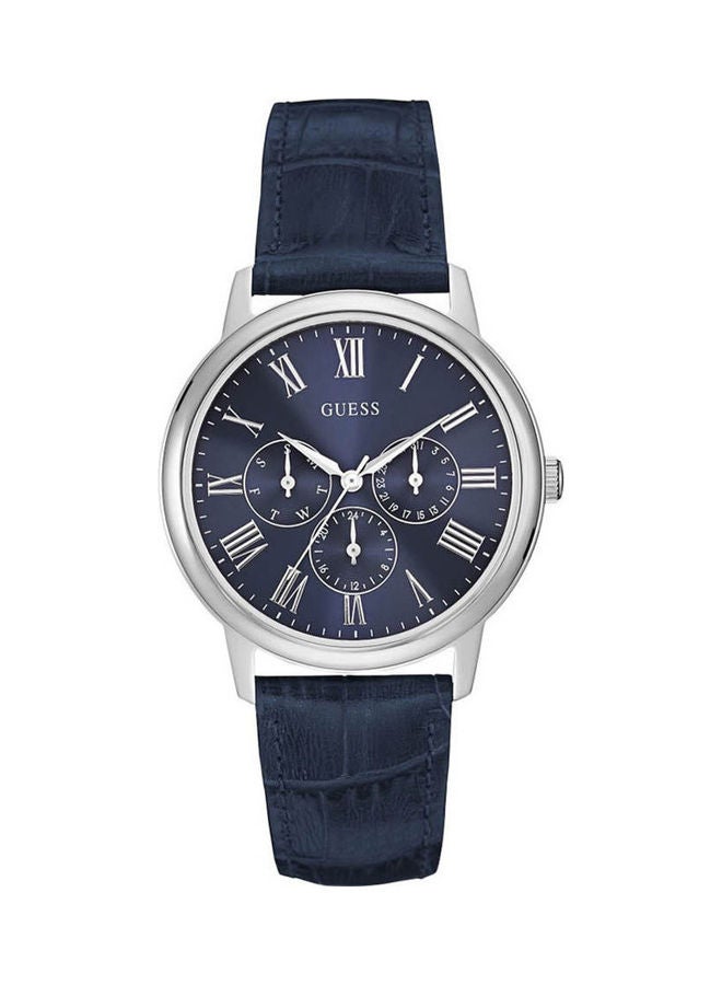 جس Men's Leather Analog Watch 0496G3  - Image 2