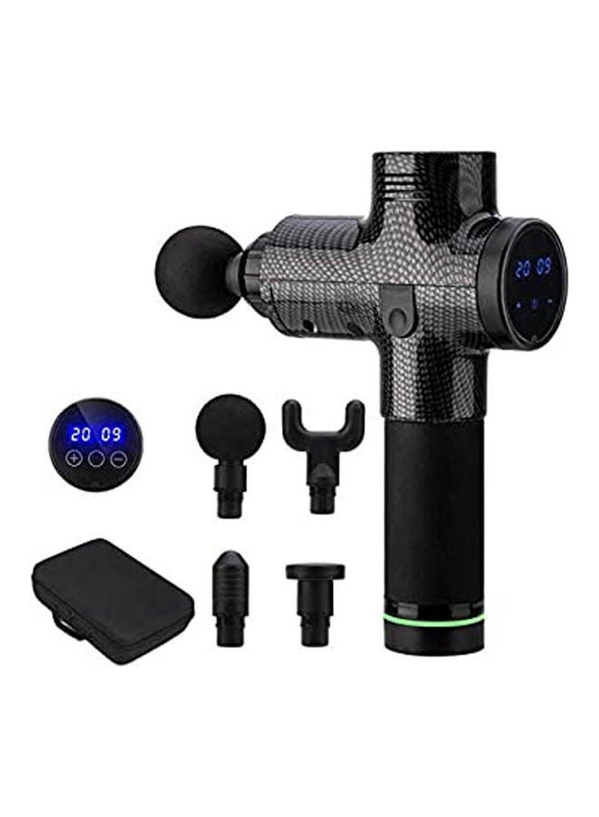 Glomeve Massage Gun Cordless Percussion Massager Quiet Powerful 4 Massage Heads Provides Full Body Relief For Muscle Ache Pain Tension 