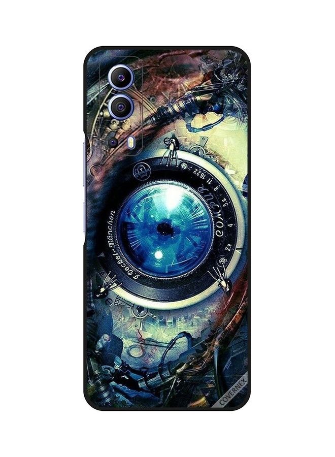 كوفرنيكس غطاء حماية واقٍ لهاتف فيفو Y72 5G أزرق/أسود - Image 1