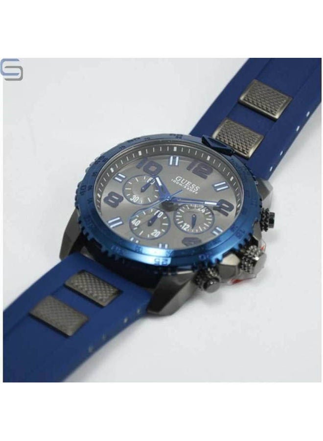 جس Men's Silicone Analog Watch 0599G2 - Image 2