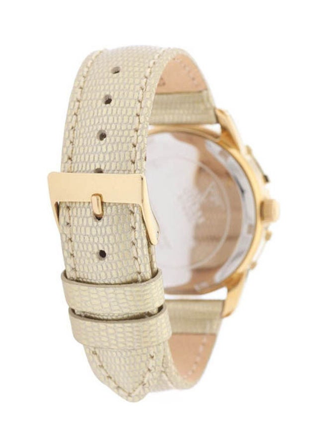 جس Men's Leather Analog Watch 0019L3 - Image 2