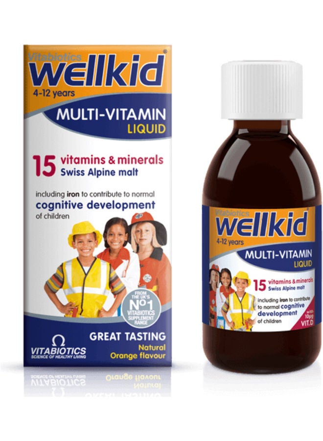 Vitabiotics Wellkid Multi-vitamin Liquid - Image 1