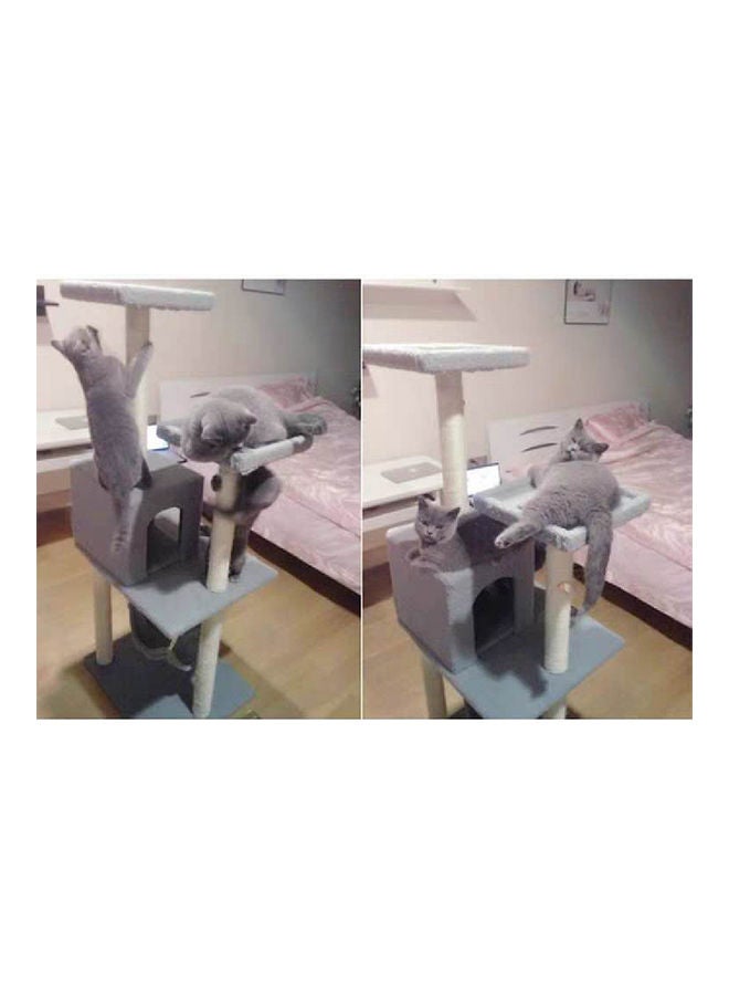 Sharpdo Multifunctional Cat Climbing Frame Grey 125x40x50cm - Image 4