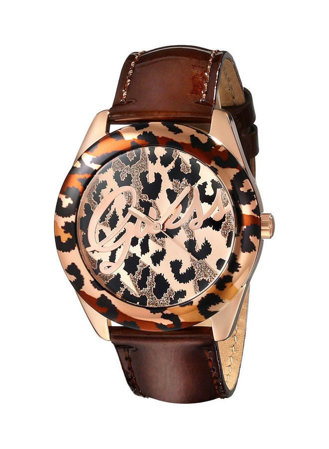 GUESS Men's Leather Analog Watch 0455L3 - Image 1