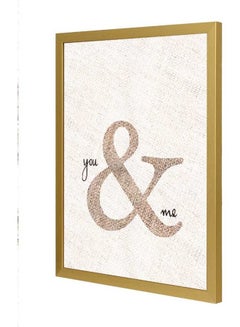 You And Me Wall Art Frame Multicolour 33x43cm
