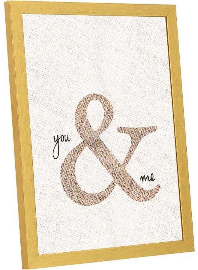 LOWHA - You And Me Wall Art Frame Multicolour 33x43cm - Image 1