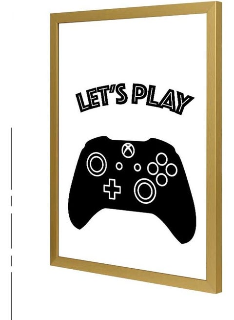 Lets Play Wall Art Frame Multicolour