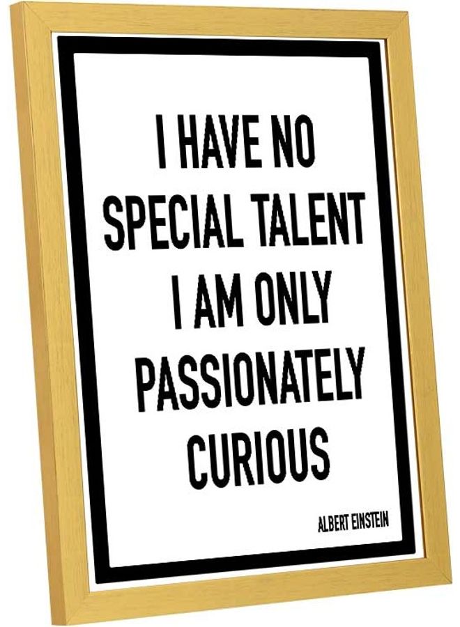 LOWHA I Have No Special Talent Wall Art Frame Multicolour 33x43cm  - Image 2
