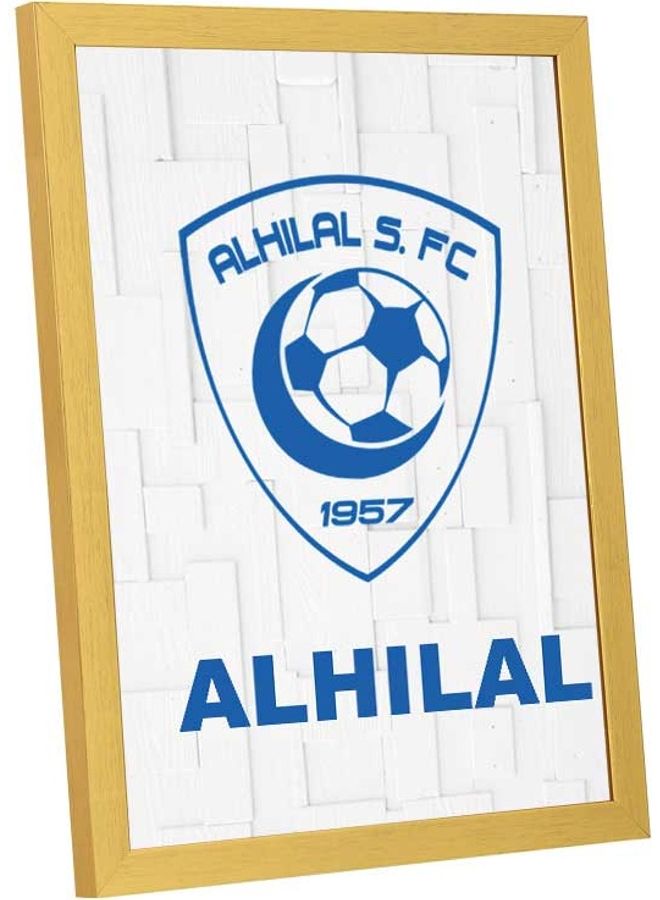 LOWHA - Alhilal 1957 FC Wall Art Frame Multicolour 33x43cm - Image 1