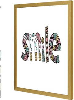 Smile Wall Art Frame Multicolour 33x43cm