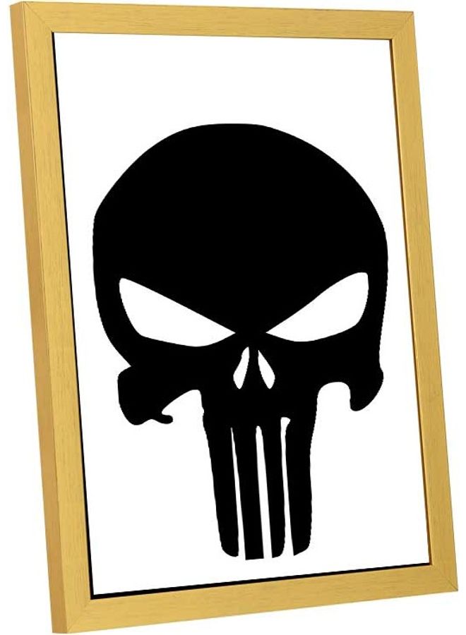 لوحة فنية بإطار لديكور الحائط تُمثل أيقونة المعاقب متعدد الألوان 33x43سم - Image 2