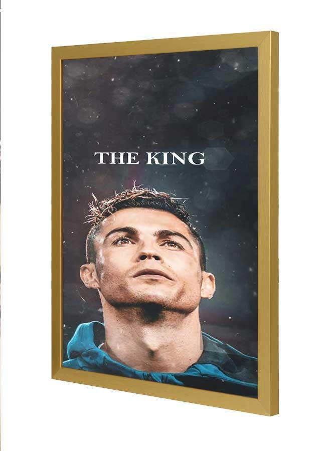 LOWHA The King Ronaldo Wall Art Frame Multicolour 33x43cm - Image 2