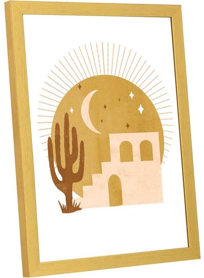 لوحة ديكور للحائط بإطار خشبي متعدد الألوان 33x43سم - Image 2