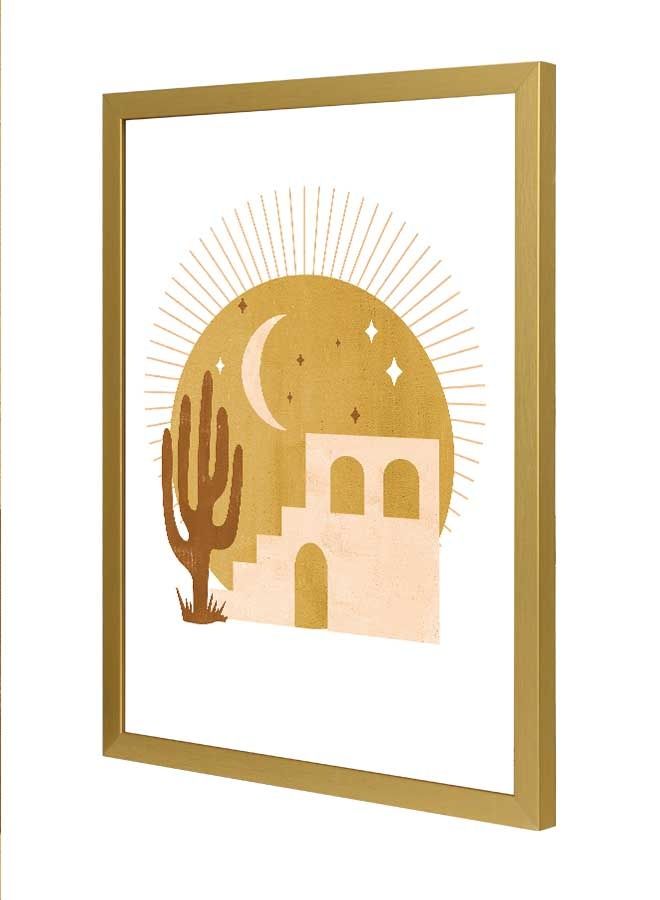 لوحة ديكور للحائط بإطار خشبي متعدد الألوان 33x43سم - Image 1