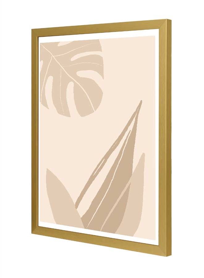 LOWHA Large Leaf Wall Art Frame Multicolour 33x43cm - Image 1