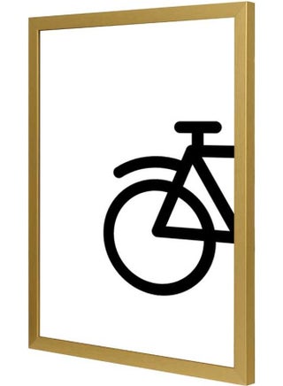 Bike Back Wall Art Frame Multicolour 33x43cm - v1642513876/N52439069A_1