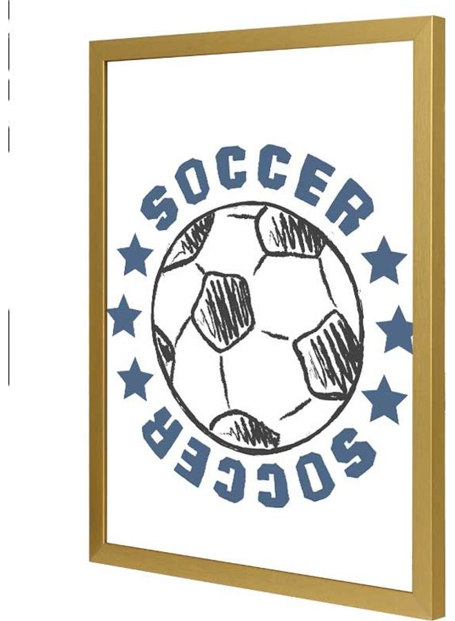 LOWHA Soccer Wall Art Frame Multicolour 33x43cm - Image 2