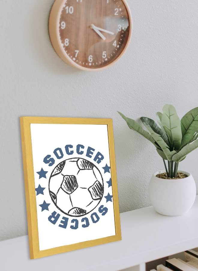 LOWHA Soccer Wall Art Frame Multicolour 33x43cm - Image 3