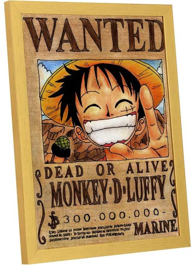 LOWHA Wanted Wall Art Frame Multicolour 33x43cm - Image 2