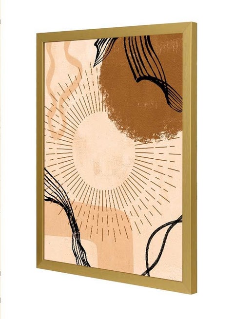 Abstract Poster 9 Wall Art Frame Multicolour 33x43cm