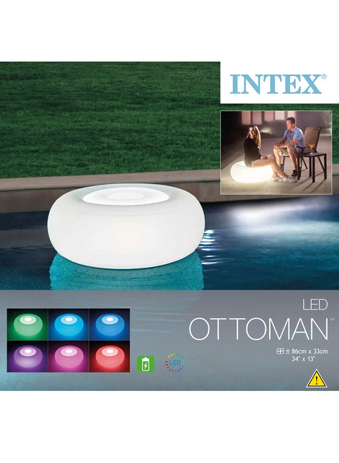 INTEX Ottoman LED Backyard Lighting Color May Vary Assorted 86x33cm  - Image 2